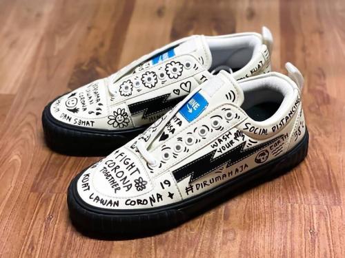 Minepants Rilis Sepatu Limited Edition "Fight Corona"
